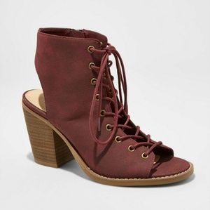 Mossimo Kendra Heeled Lace up Gladiator Sandals